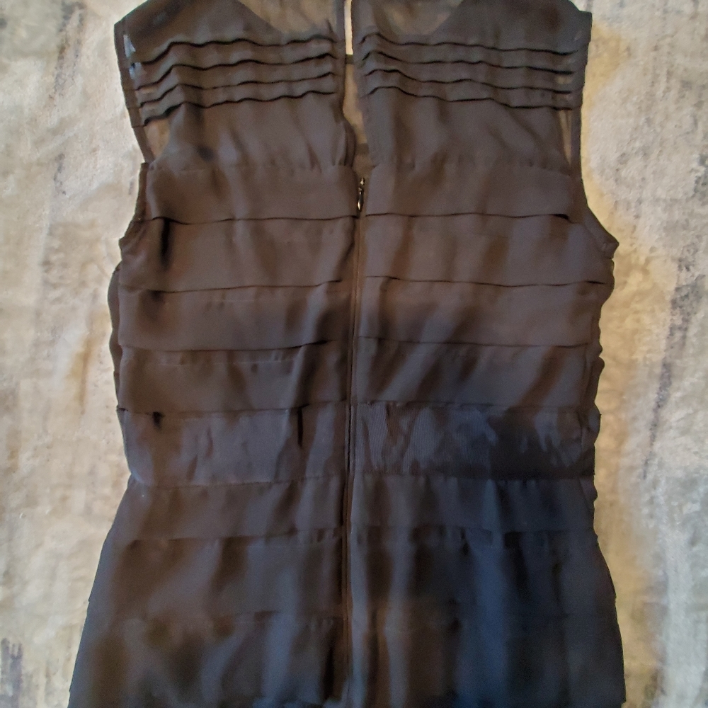 Dressy Adrianna Papell black dress - Picture 10 of 16